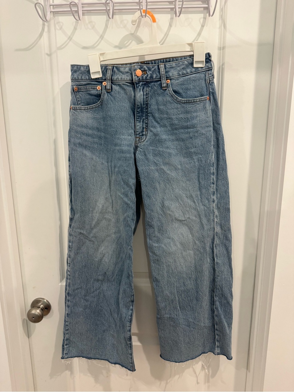 J. Crew Light Blue Wide-Leg Denim Jeans